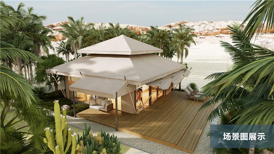 管家服务+观星浴缸｜这些铁山港区野奢帐篷正在颠覆你对露营的认知